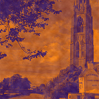 Buy canvas prints of Boston Stump - Old Style by Daves Photography