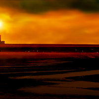 Buy canvas prints of World War II Sunset by Daves Photography