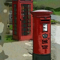 Buy canvas prints of CALLING ROYAL MAIL by Jacque Mckenzie