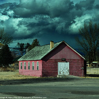Buy canvas prints of Small Town Building by Jessica Ray