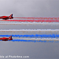 Buy canvas prints of Red Arrows by Callum Cooper