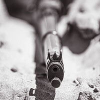 Buy canvas prints of The Lee Enfield rifle  by Images of Devon