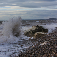 Buy canvas prints of  Stormy Waters by Images of Devon