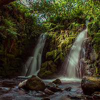 Buy canvas prints of Venford Falls by Images of Devon