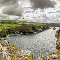 Buy canvas prints of Rugged north Cornwall by Images of Devon