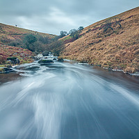 Buy canvas prints of The River Okement by Images of Devon