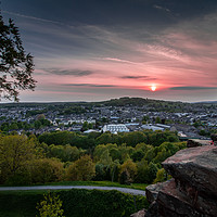 Buy canvas prints of Kendal Sunset, Cumbria by Images of Devon