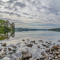 Buy canvas prints of Lake Windermere, Cumbria by Images of Devon
