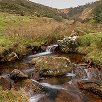 Buy canvas prints of Dartmoor Stream by Images of Devon