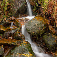 Buy canvas prints of White water and rocks by Images of Devon