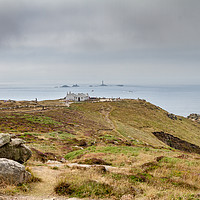 Buy canvas prints of The first and last house, Land's End by Images of Devon
