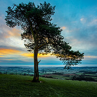 Buy canvas prints of Raddon Hill Sunrise by Images of Devon