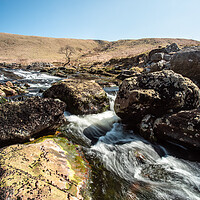 Buy canvas prints of The River Tavy, Dartmoor by Images of Devon