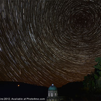 Buy canvas prints of Meteor Star Trails by Ian Collins