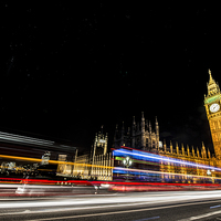 Buy canvas prints of Houses of Parliament Nightscape by Ian Collins