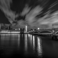 Buy canvas prints of Parliament and Westminster Mono by Ian Collins