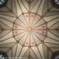 Buy canvas prints of Chapter House Ceiling in York Minster by Andrew Berry
