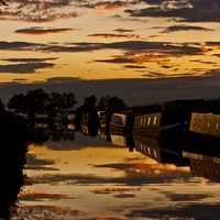 Buy canvas prints of Brinklow North Oxford Canal by Jack Jacovou Travellingjour