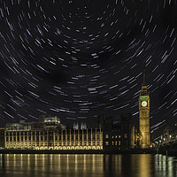 Buy canvas prints of Big Ben star trails by Jack Jacovou Travellingjour