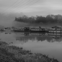 Buy canvas prints of standestead abbotts in the mist 2BW by Jack Jacovou Travellingjour