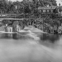 Buy canvas prints of Dobbs Weir BW by Jack Jacovou Travellingjour