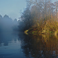 Buy canvas prints of Fog on the Grand Union Canal by Jack Jacovou Travellingjour