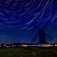 Buy canvas prints of Pitstone windmill star trails by Jack Jacovou Travellingjour