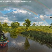 Buy canvas prints of Double rainbow by Jack Jacovou Travellingjour