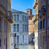 Buy canvas prints of Gondola on Venice canal by Angela Wallace