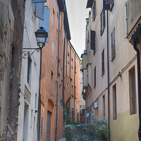 Buy canvas prints of Outdoor street Bologna 2 by Angela Wallace