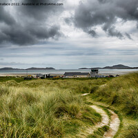 Buy canvas prints of Barra Airport by Angela Wallace