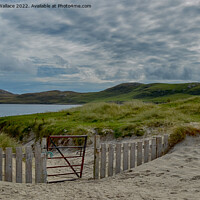 Buy canvas prints of The Gate Vatersay Beach 1 by Angela Wallace