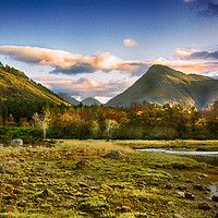 Buy canvas prints of GLEN ETIVE  by Angela Wallace
