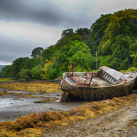 Buy canvas prints of Forgotten  Boats   by Angela Wallace