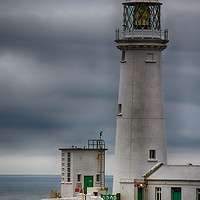 Buy canvas prints of The Lighthouse South Stack by Angela Wallace