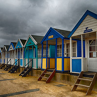 Buy canvas prints of Beach huts at Southwold                    by Angela Wallace