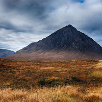 Buy canvas prints of Glen Etive with bridge by Angela Wallace