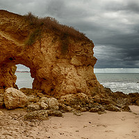 Buy canvas prints of Durdle Door Portugal Style by Angela Wallace