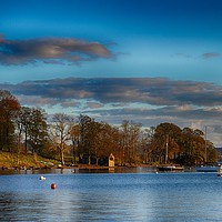 Buy canvas prints of View of Lake Windermere by Angela Wallace