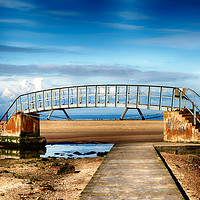 Buy canvas prints of The Bridge to Nowhere by Angela Wallace
