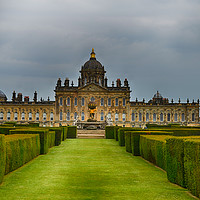 Buy canvas prints of Castle Howard with  gardens by Angela Wallace