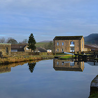 Buy canvas prints of Lock Keepers House by Angela Wallace