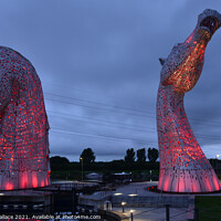 Buy canvas prints of The Kelpies 2 by Angela Wallace