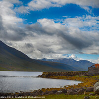 Buy canvas prints of Clouds over Loch Etive by Angela Wallace