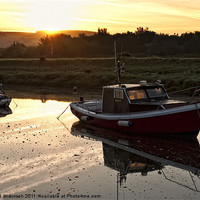 Buy canvas prints of Set fair for a days fishing by Dave Wilkinson North Devon Ph