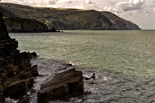 Woody Bay Picture Board by Dave Wilkinson North Devon Ph