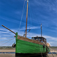 Buy canvas prints of Old Fishing Boat by Dave Wilkinson North Devon Ph