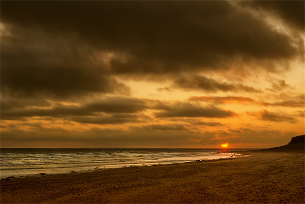 North Devon Sunset Picture Board by Dave Wilkinson North Devon Ph
