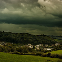 Buy canvas prints of Storm Brewing by Dave Wilkinson North Devon Ph