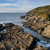 Buy canvas prints of Baggy Point by Dave Wilkinson North Devon Ph